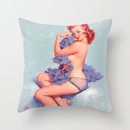 NEW GIL ELVGREN PINUP VINTAGE RETRO 'WATER SKIING LADY' 16" Pillow Cushion Cover NEW GIL ELVGREN PINUP VINTAGE RETRO 'WATER SKIING LADY' 16" Pillow Cushion Cover