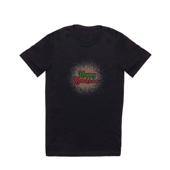 Happy Kwanzaa hand lettering. African American festival. T Shirt by ...