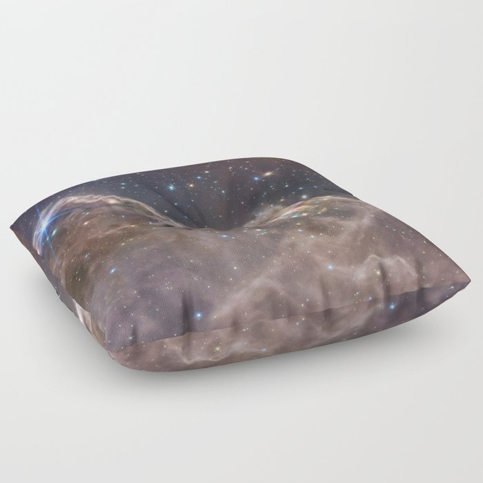 Cosmic Cliffs Carina Nebula Floor Pillow
