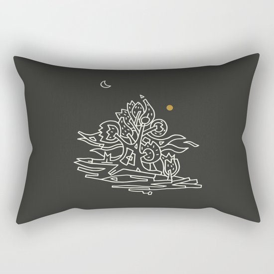 Olive Tree Rectangular Pillow