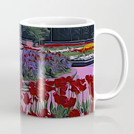 "Expressionist" style Queen's Gardens, Kingston upon Hull, Yorkshire, England Coffee Mug