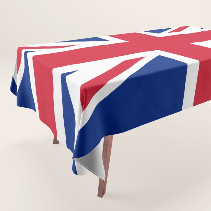 UK Flag Union Jack Tablecloth by Flags of the World Society6