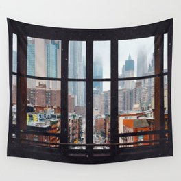 New York City Window Wandbehang