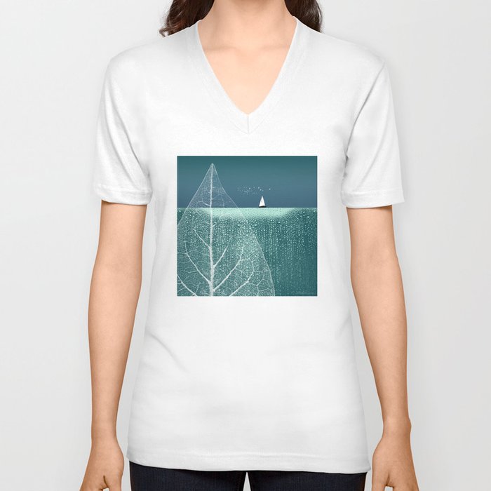 OCEAN WONDERLAND VIII V Neck T Shirt