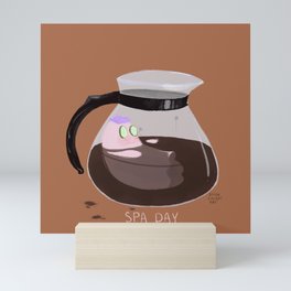 Spa Day Coffee Mini Art Print