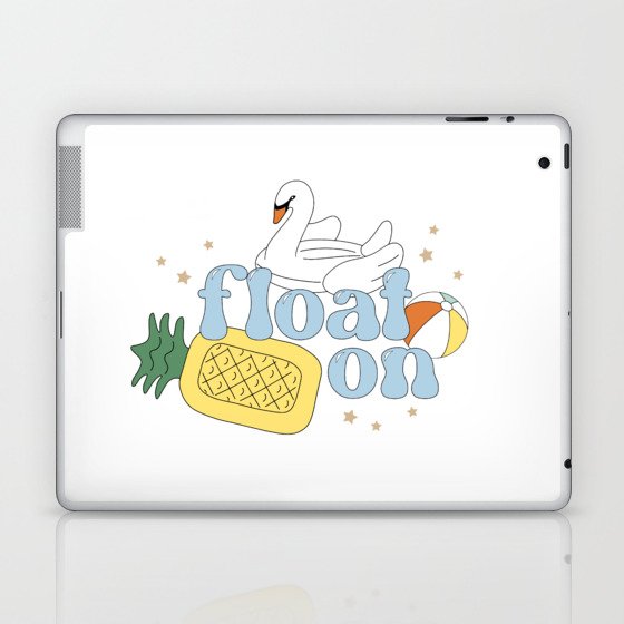 Float On Laptop & iPad Skin