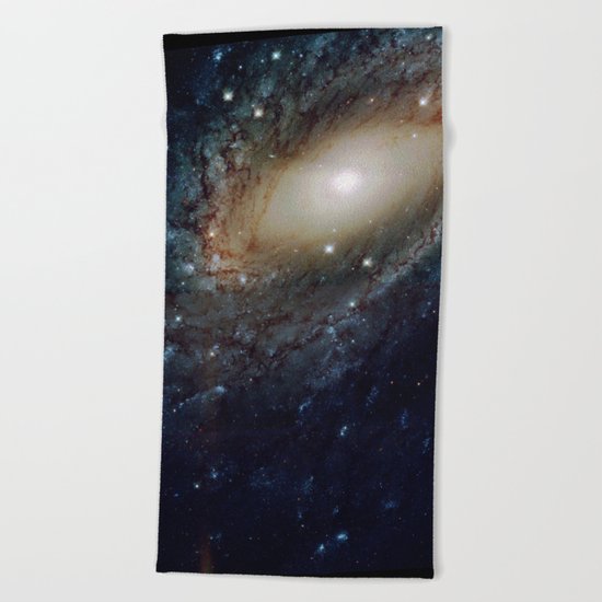 Spiral galaxy Beach Towel