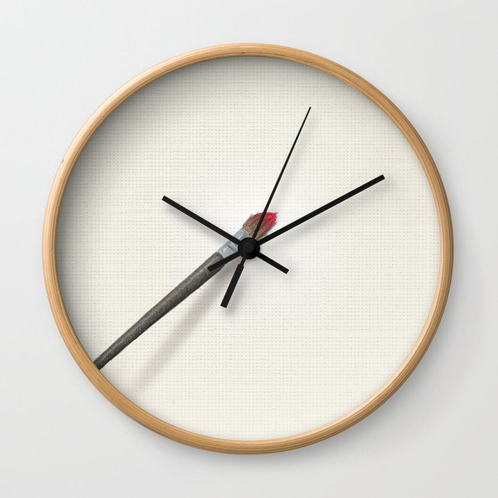Blank Canvas Painting Wall Clock By Nicolebarker Society6