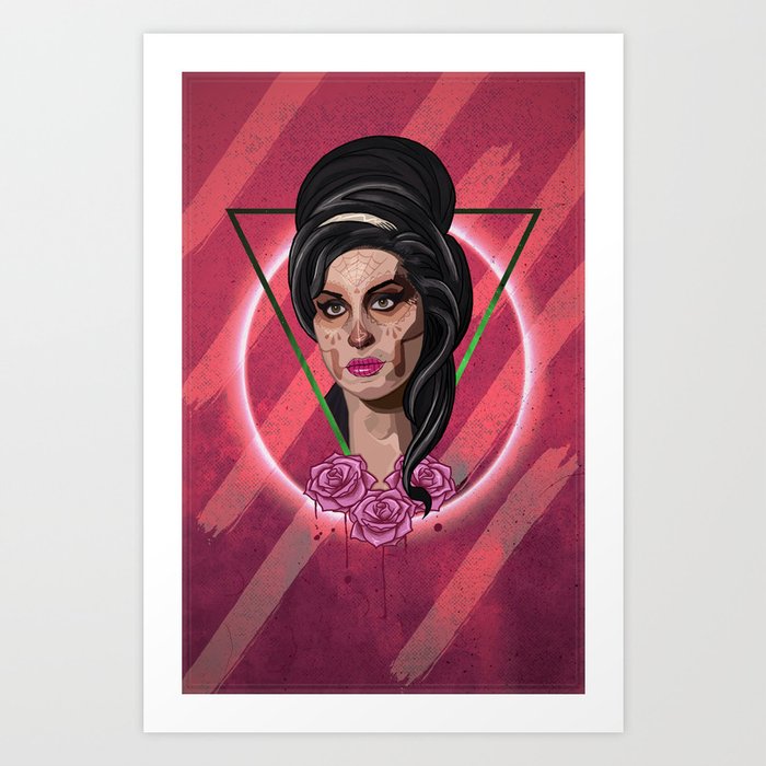 Winehouse Catrina Art Print