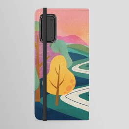 Peaceful sunset Android Wallet Case