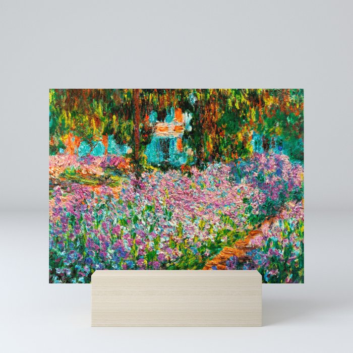 Claude Monet - Irises in Monet's Garden Mini Art Print