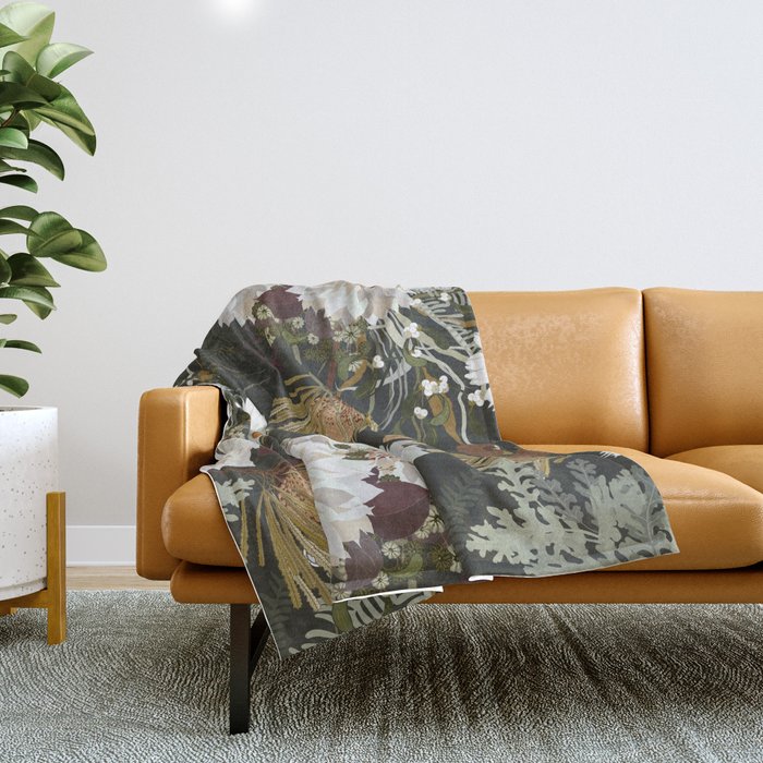 Juliette Moss Throw Blanket