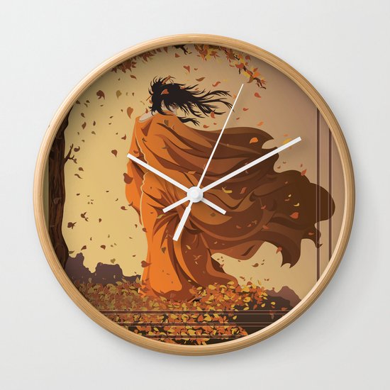 Autumn Wall Clock
