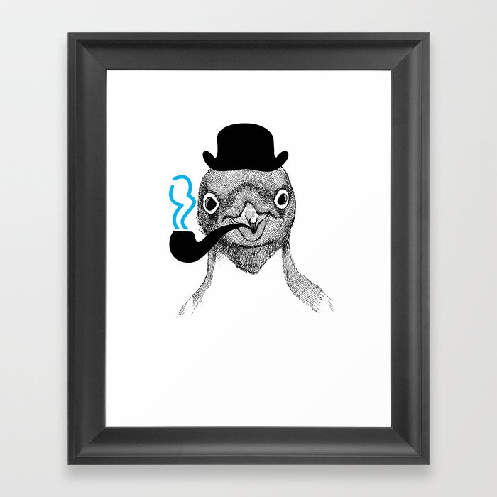 funny animals Framed Art Print