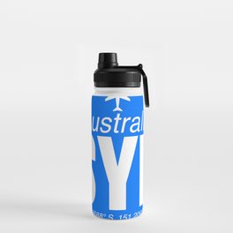 SYD Australia magenta Water Bottle