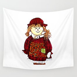 Strawgirl jGibney The MUSEUM Society6 Gifts Wall Tapestry