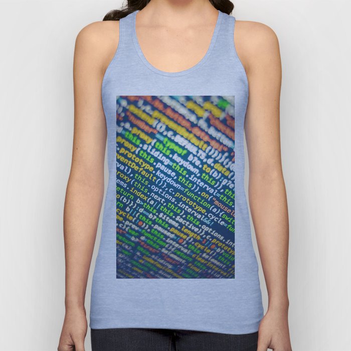 Colorful Code (Color) Tank Top