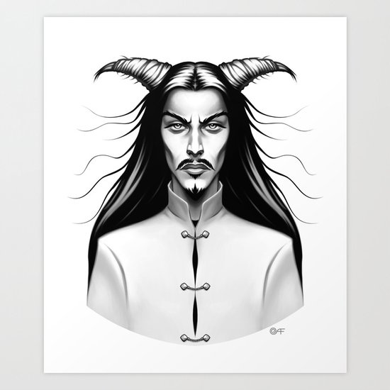 Devil Man Art Print