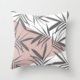 Leaf decoration in a pair. the second of two. Throw Pillow