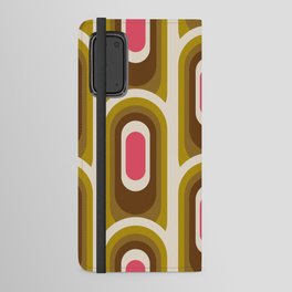 60s 70s pattern 45b Android Wallet Case