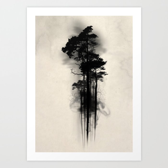 Enchanted forest Art Print