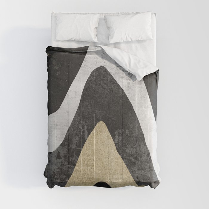 Gold and Silver Mountain Adventures Comforter