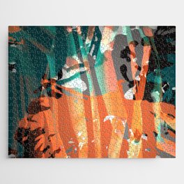 Tropical Abstract Jigsaw Puzzle