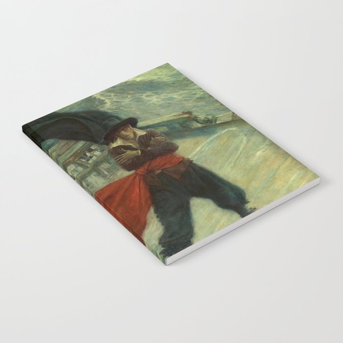 The Flying Dutchman, 1900 by Howard Pyle Notebook