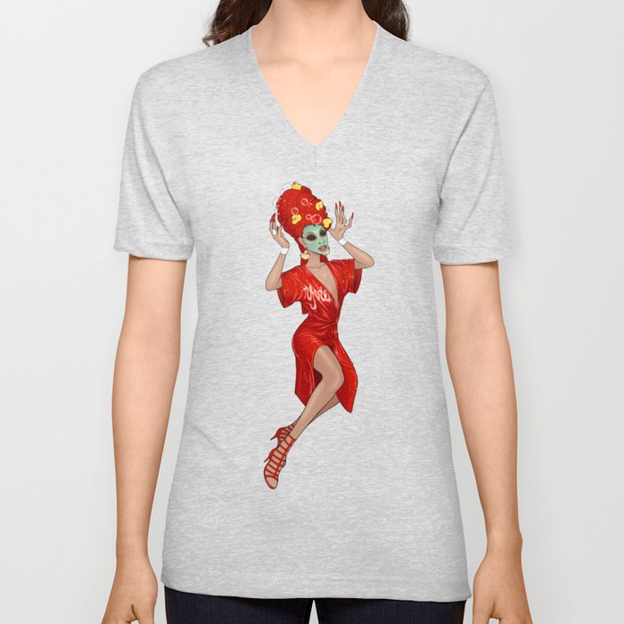 Yvie Reunion Lewk V Neck T Shirt