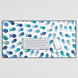 Swim Fishes Swim Desk Mat