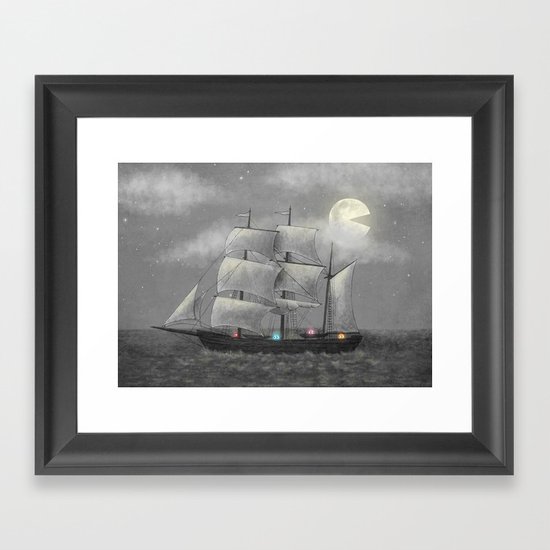Ghost Ship Framed Art Print
