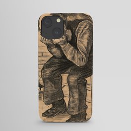 At Eternity's Gate, 1882 by Vincent van Gogh iPhone Case