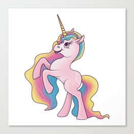 Rainbow Unicorn (AZ_0024802) Canvas Print