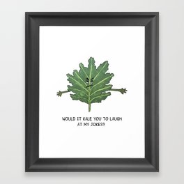 Kale Yeah Framed Art Print