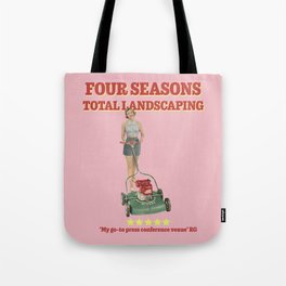 Four Seasons Total Landscaping (Pink) Tote Bag
