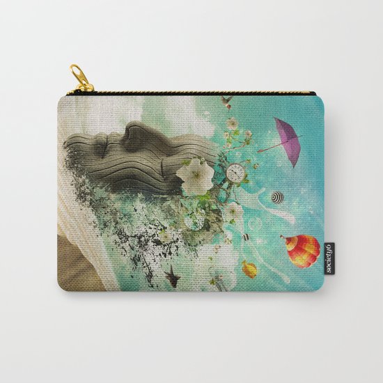 Meditation Yoga ART Surreal Modern Painting Carry-All Pouch