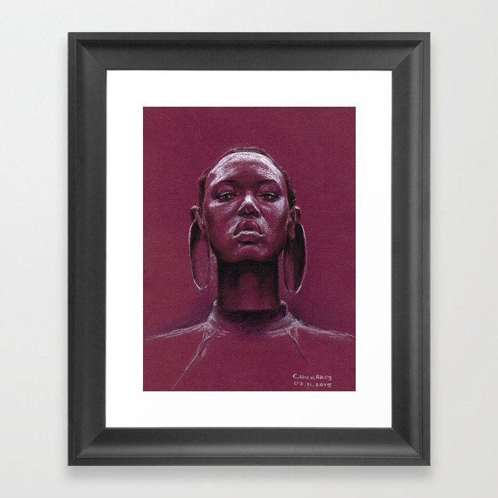 Gorgeous african Framed Art Print