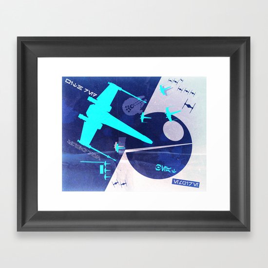 Beat The Empire With A Red Squadron (Vintage Edition) Framed Art Print