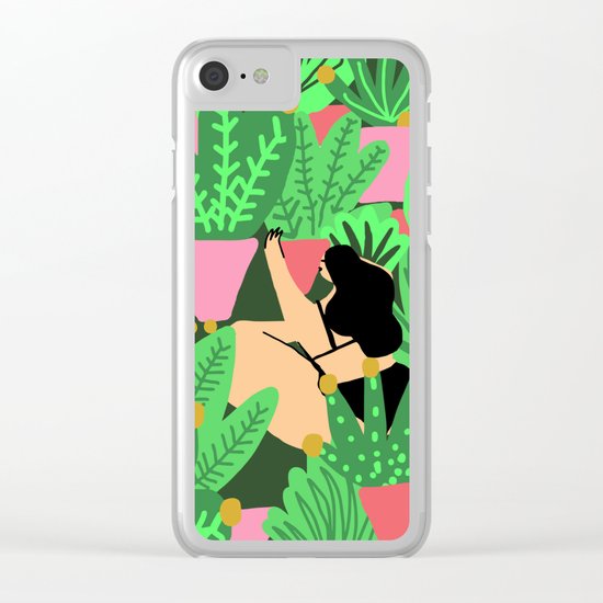 My Garden Clear iPhone Case