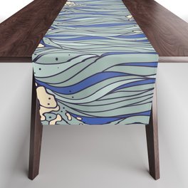 The Great Wave off Kanagawa Table Runner