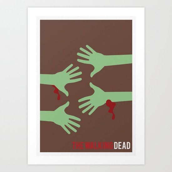 The Walking Dead - Minimalist Art Print