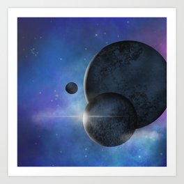 Space frontier Art Print