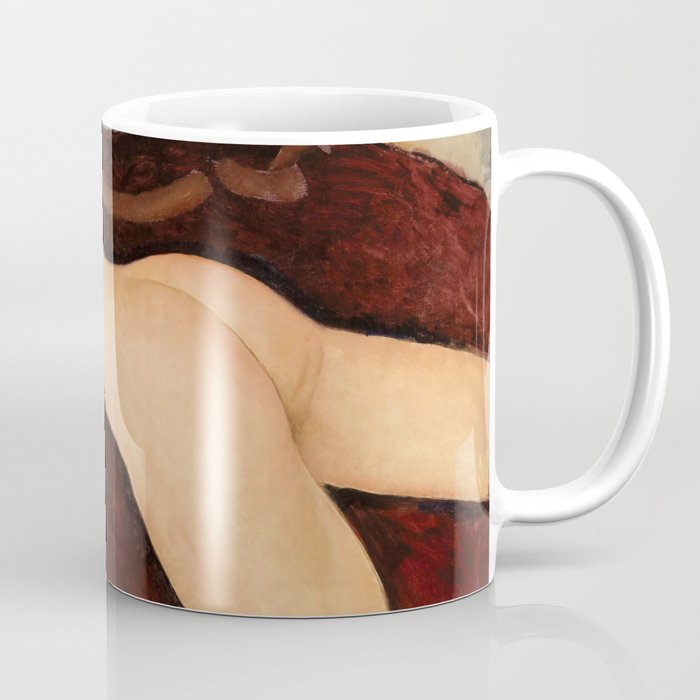 Amedeo Modigliani "Reclining Nude from the Back (Nu couché de dos)" Coffee Mug