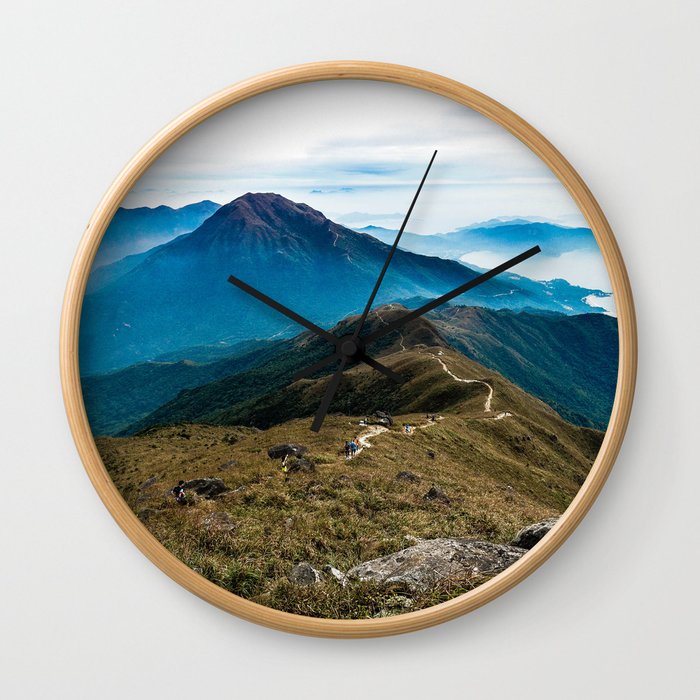 Lantau Mountains Wall Clock