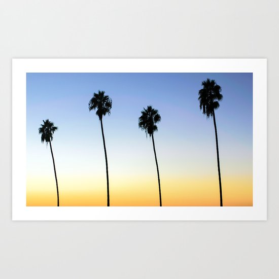 San Diego Palms Art Print