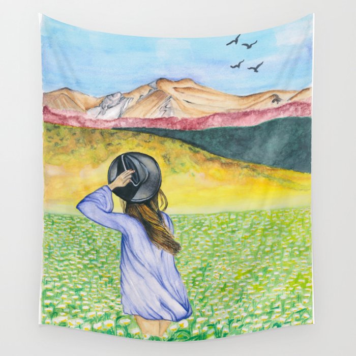 Flying Solo Wall Tapestry