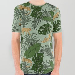 Jungle Jaguar All Over Graphic Tee