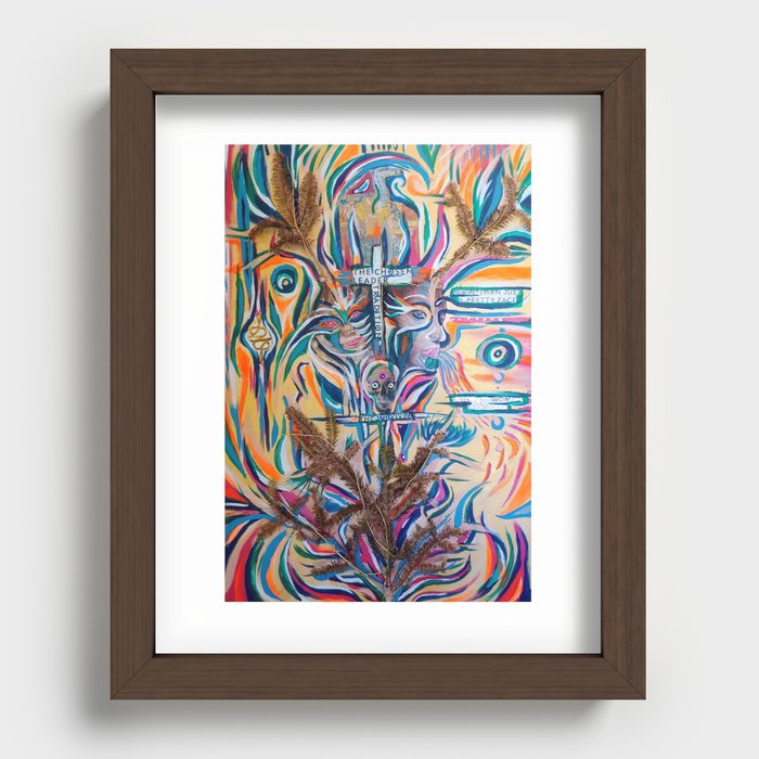 Lead Over Tradition Recessed Framed Print