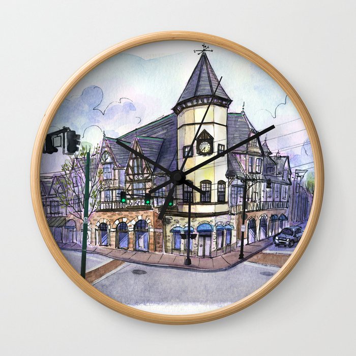 Coolidge Corner Wall Clock