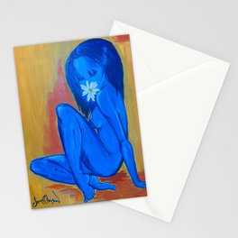 Blue Lady Stationery Cards